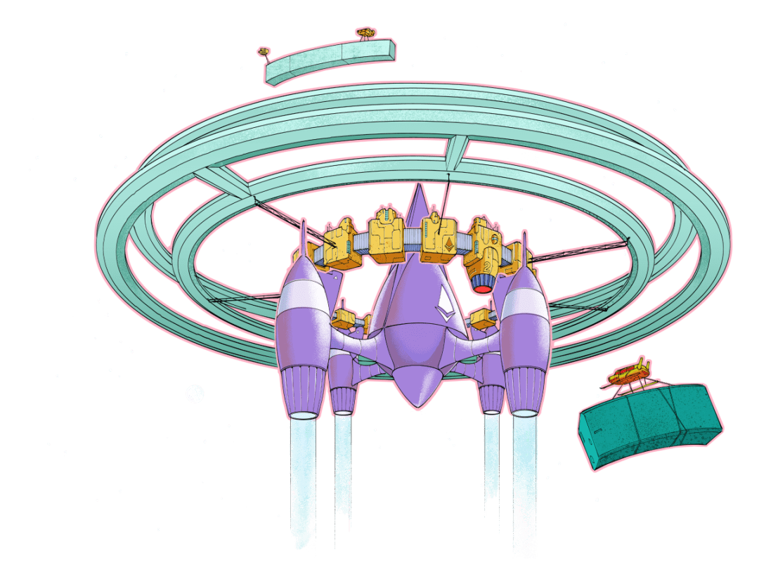 Image of docking spaceship